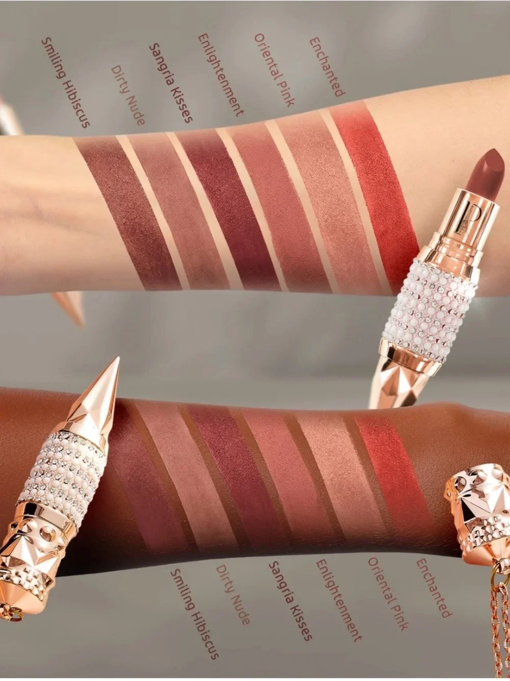 LA’PRESTIGE PARIS Diamond Couture Lip Series in the shade Dirty Nude